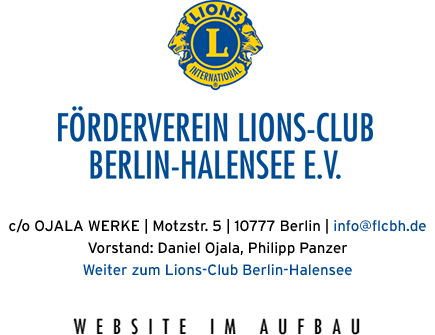 Förderverein Lions-Club Berlin-Halensee e.V. | Website im Aufbau